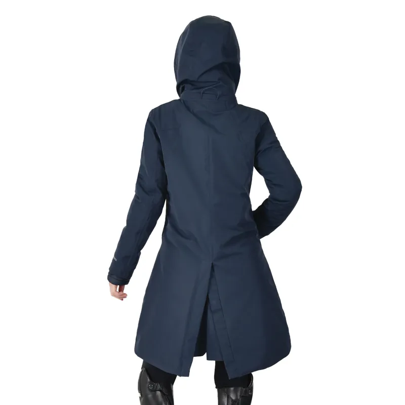 WeatherBeeta All Purpose Womens Waterproof Longline Jacket - Navy-5