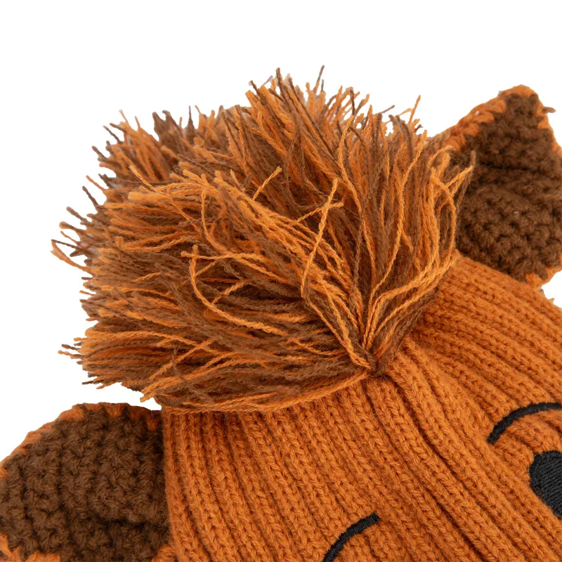 Winnie and Me Festive Junior Bobble Hat - Horse-3