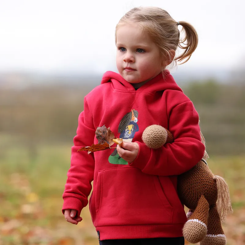 Winnie and Me Junior Hoodie - Red-1