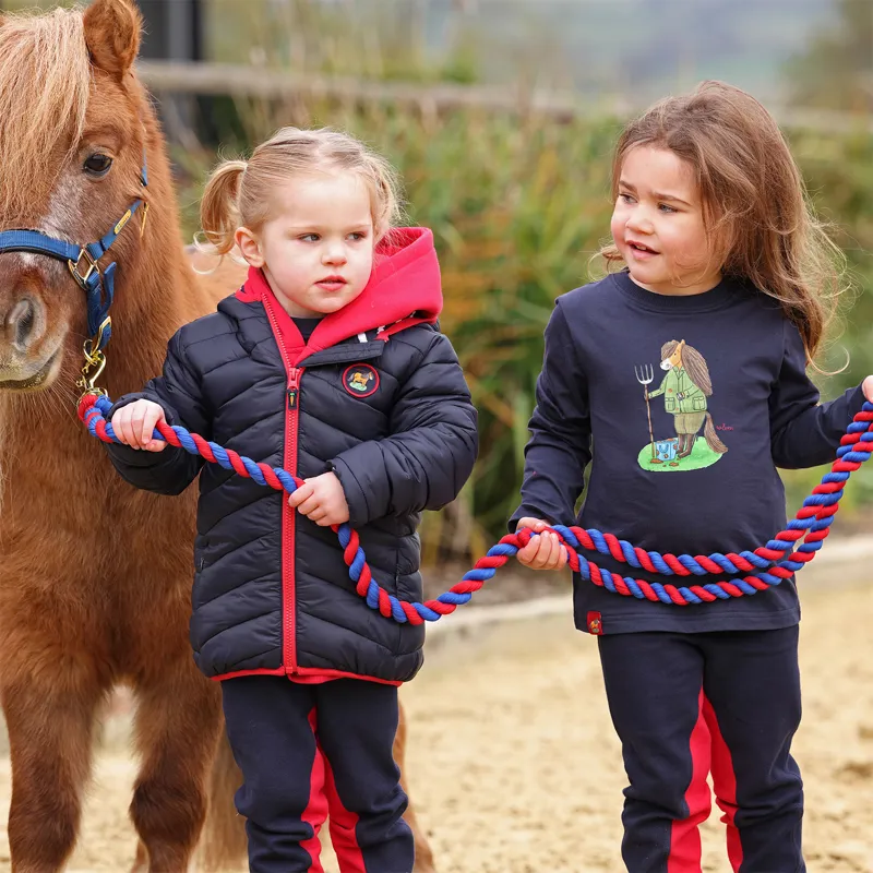 Winnie and Me Junior Long Sleeve Top - Navy-4