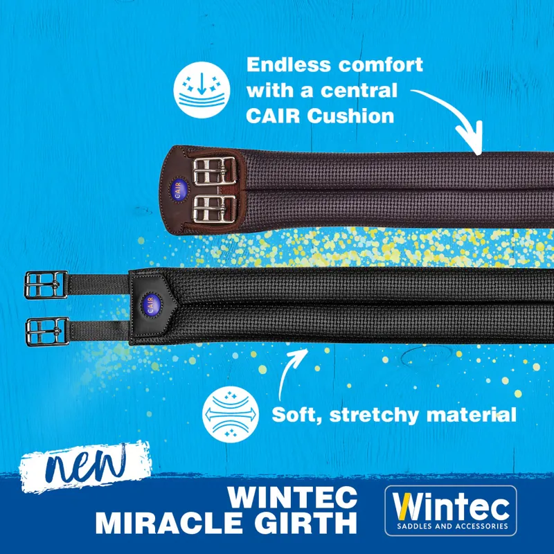 Wintec Miracle Long Girth - Brown-2