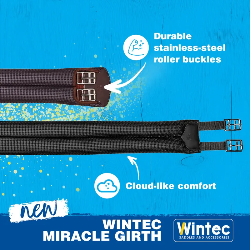 Wintec Miracle Short Girth - Brown-3