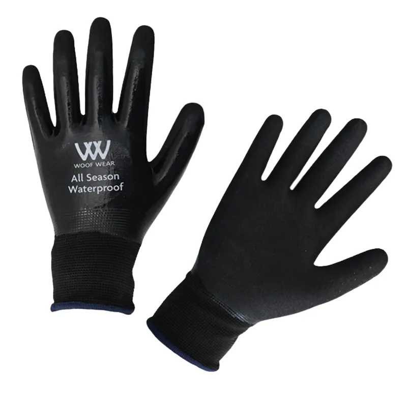 Woof Wear All Season Yard Glove - Black/Black