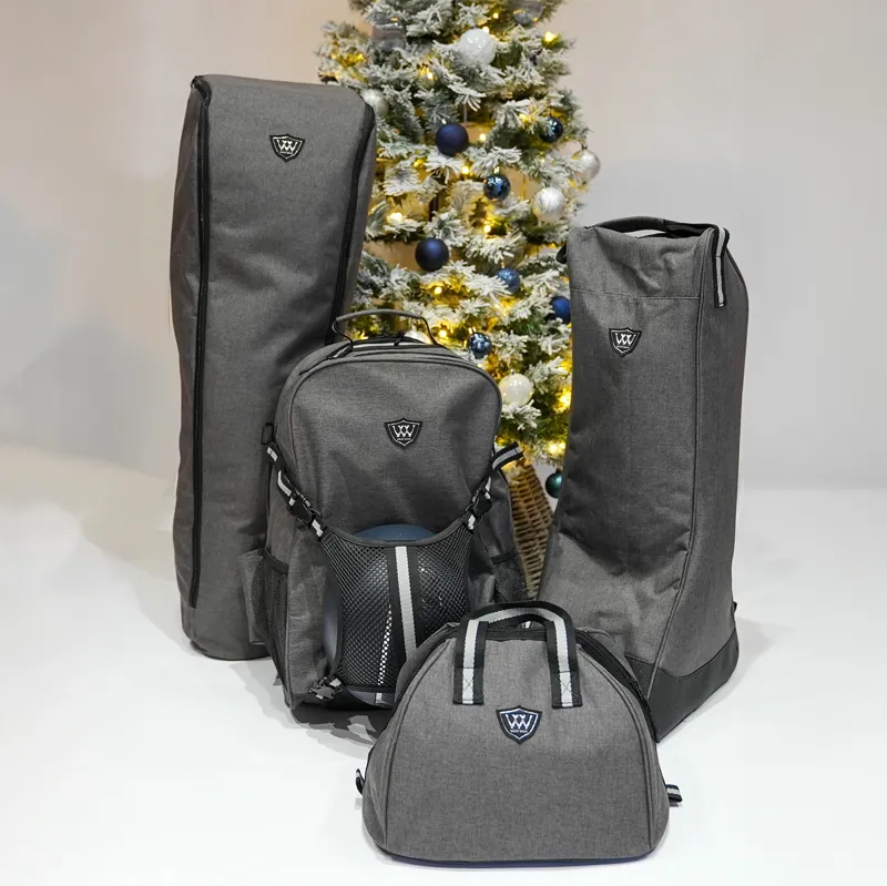Woof Wear Double Bridle Bag - Grey/Black-3