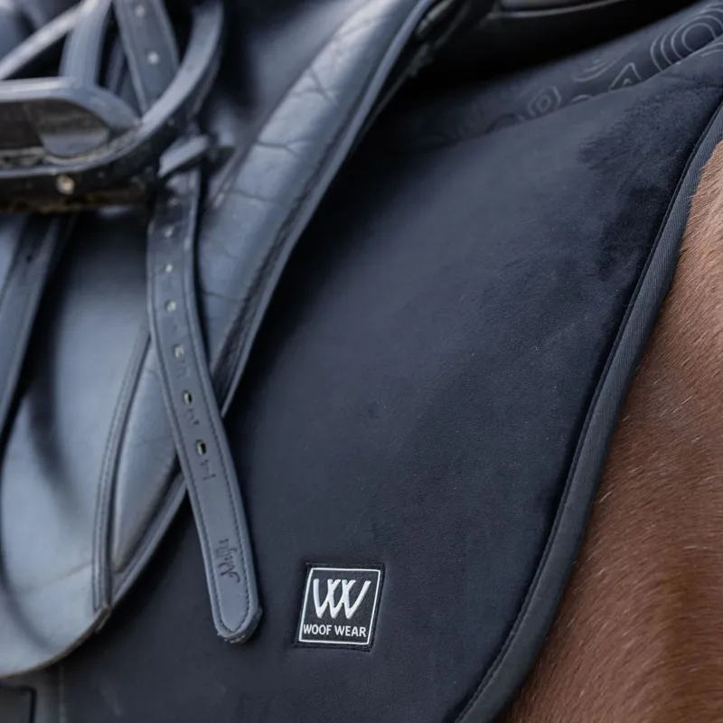 Woof Wear Elite Comfort and Dressage Saddlecloth - Black-3