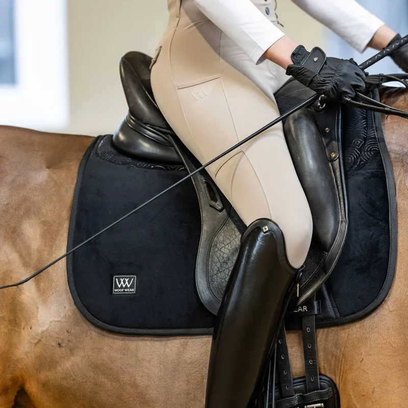 Woof Wear Elite Comfort and Dressage Saddlecloth - Black-5