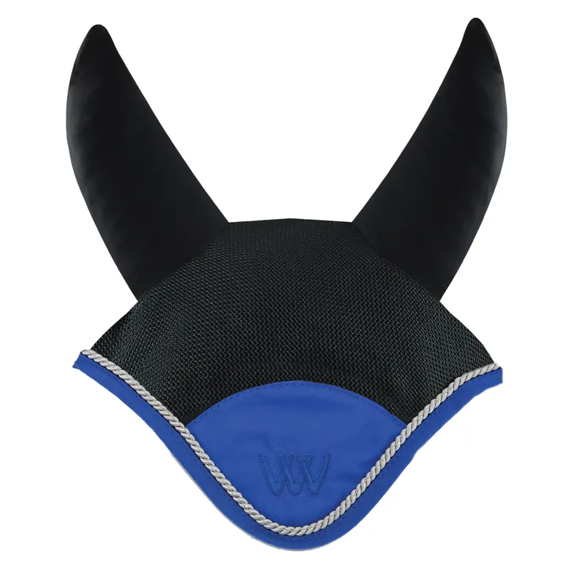 Woof Wear Colour Fusion Ergonomic Fly Veil - Black/Electric Blue