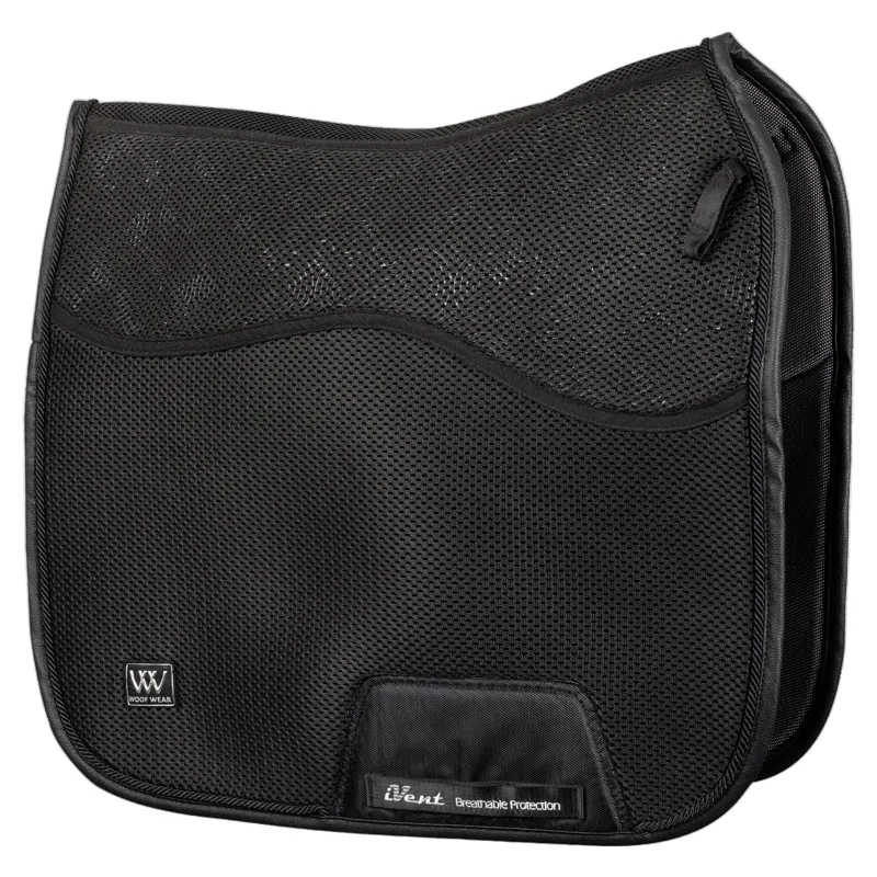 Woof Wear iVent Dressage Saddlecloth - Black