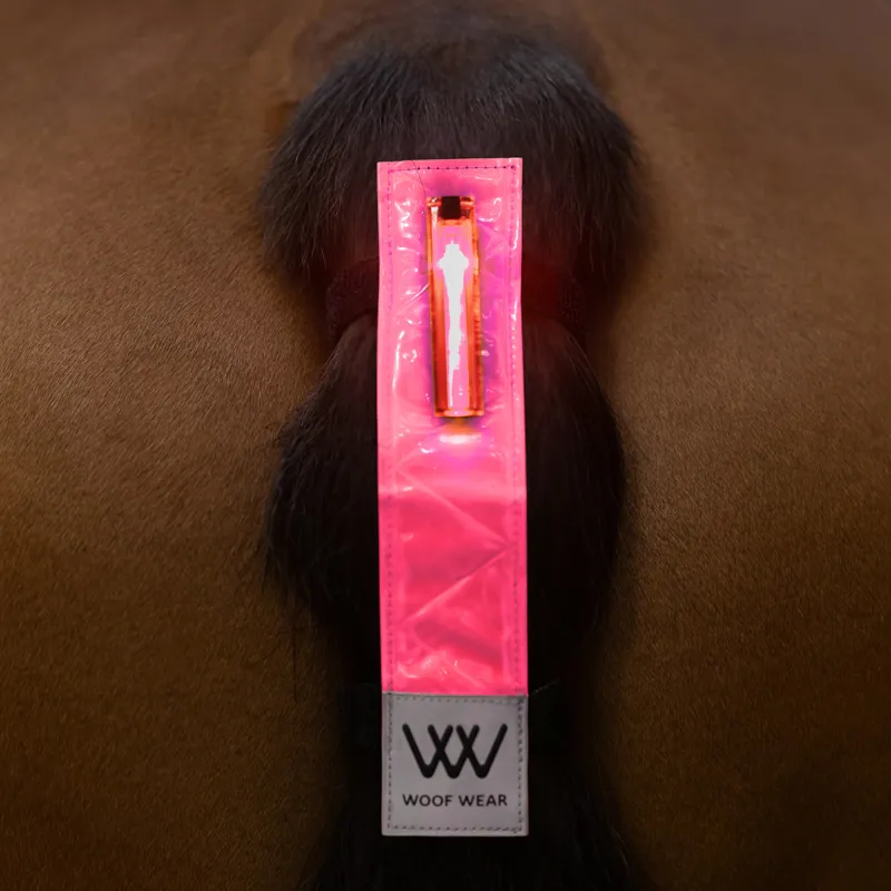 Woof Wear LED HiViz Tail Light - Pink