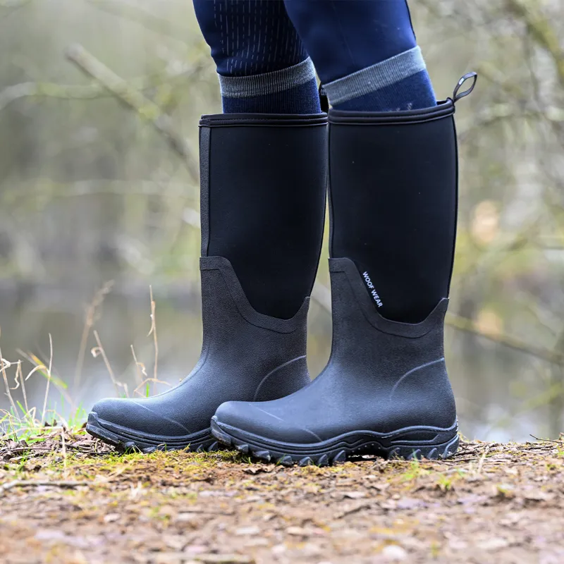 Woof Wear Long Work Boots - Black-6