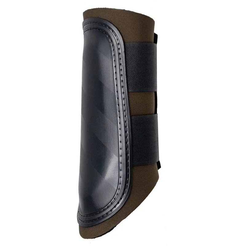 Woof Wear Club Brushing Boots - Chocolate/Black-1