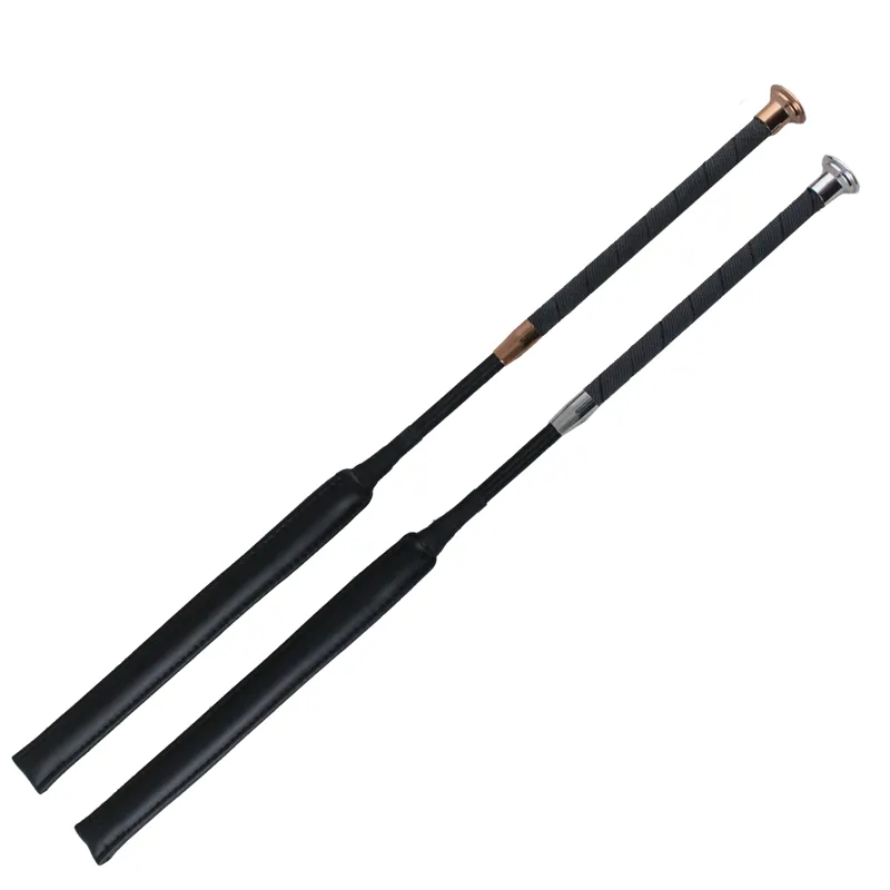 Woof Wear Pro Showjumping Bat - Black/Rose Gold-2