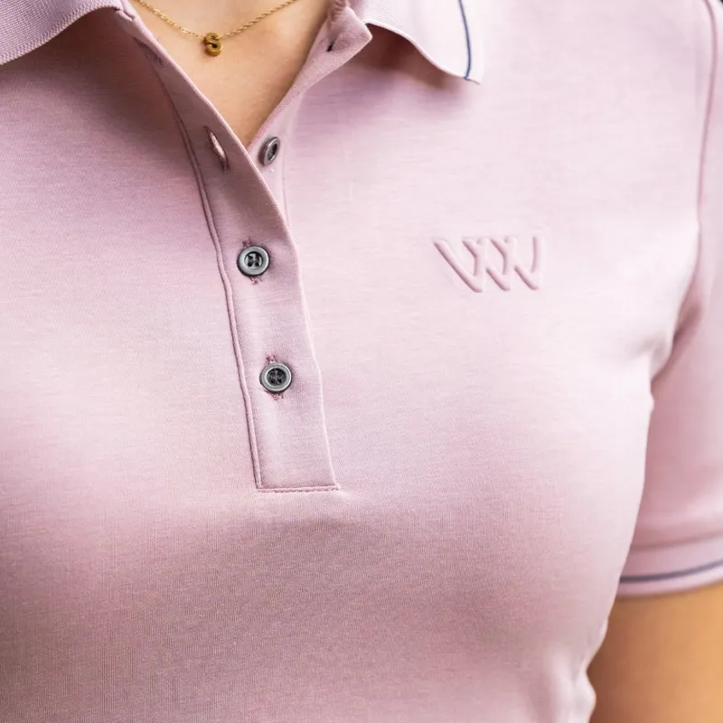 Woof Wear Tech Womens Polo Shirt - Rose-6
