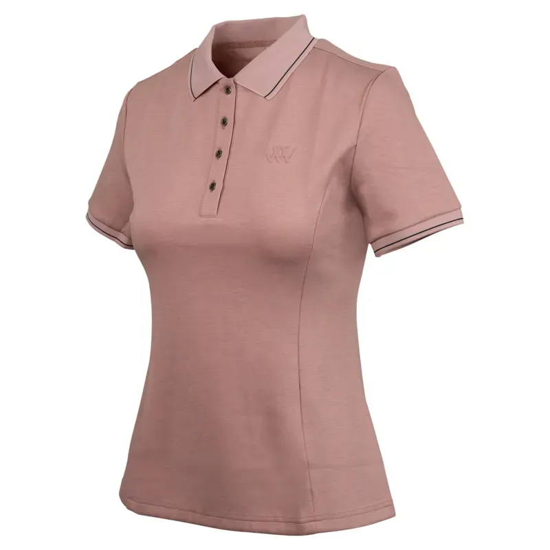 Woof Wear Tech Womens Polo Shirt - Rose-2