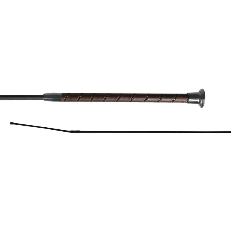 Woof Wear Stealth Dressage Whip - Chocolate/Black
