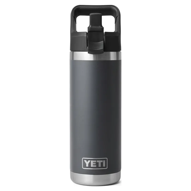YETI Rambler 18oz/532ml Straw Bottle - Charcoal-2