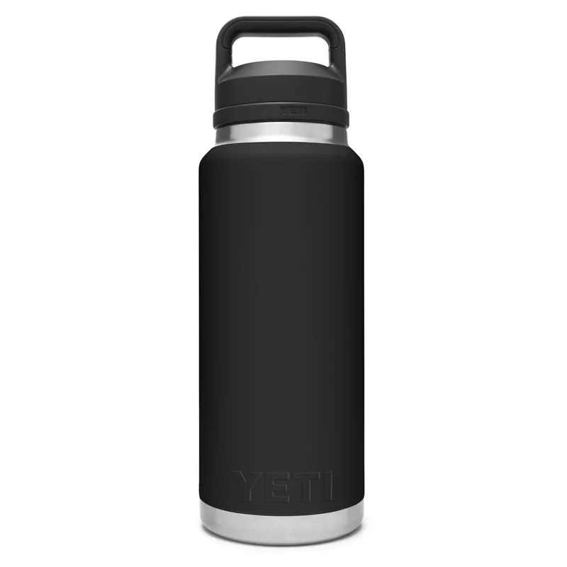 YETI Rambler 1 Litre Bottle With Chugging Cap - Black-1