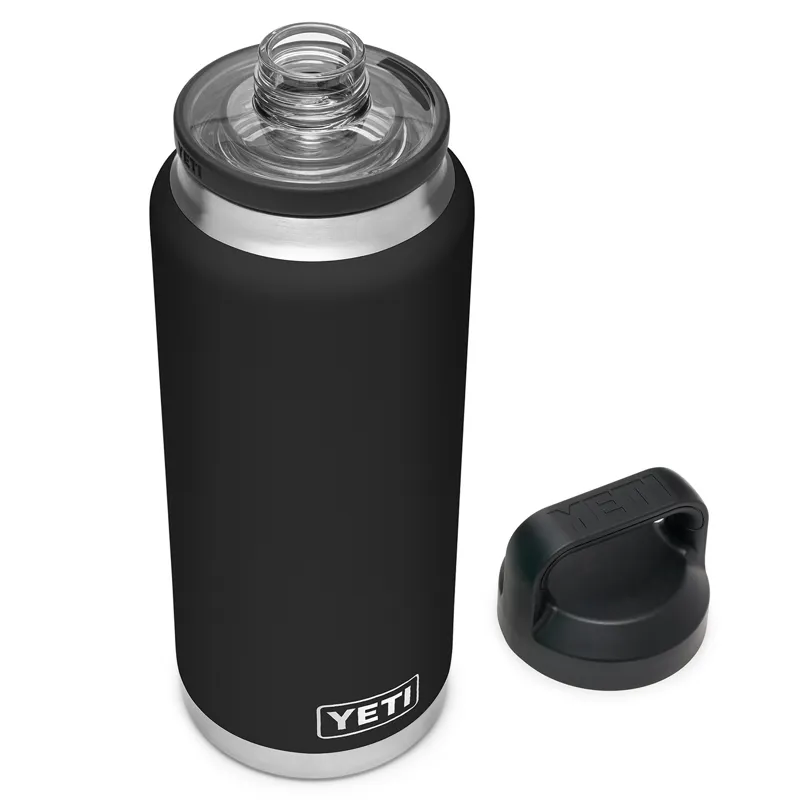 YETI Rambler 1 Litre Bottle With Chugging Cap - Black-3