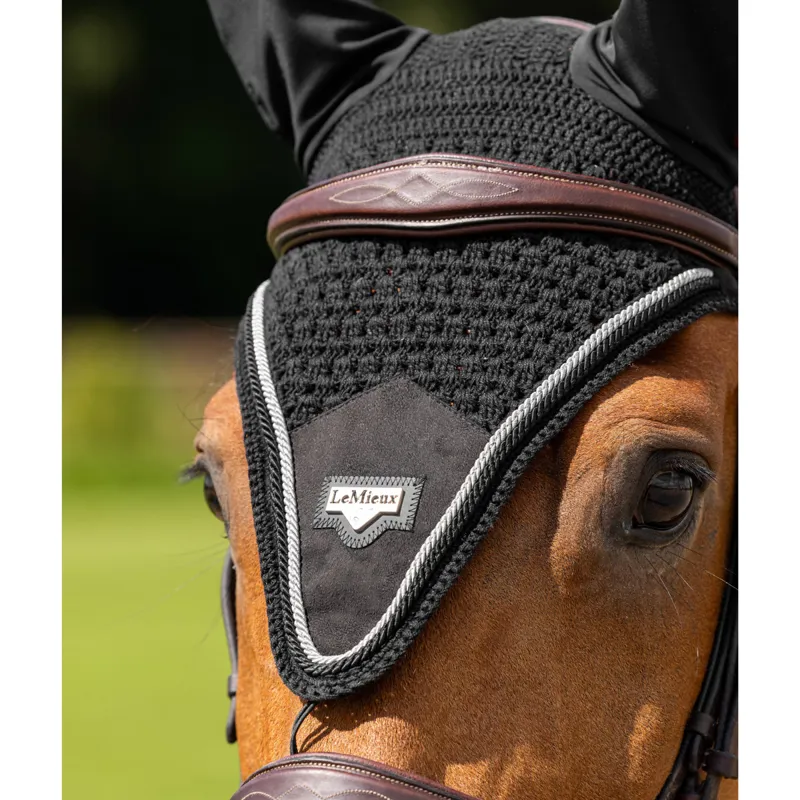 LeMieux Puissance Fly Hood - Black-2