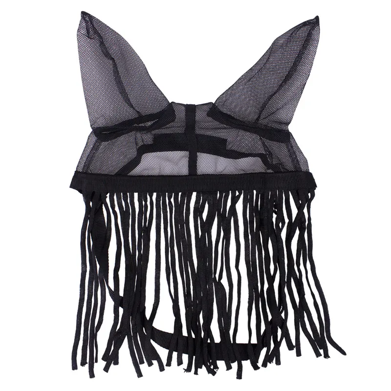 QHP Anti-Fly Fringe With Ears - Black-4