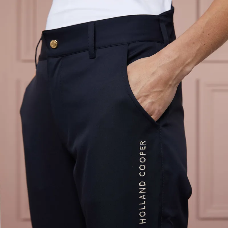 Holland Cooper Riding Shell Ladies Waterproof Trousers - Ink Navy-3