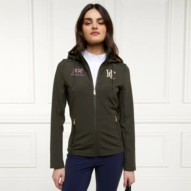 Holland Cooper Rocana Ladies Softshell Jacket - Heritage Khaki-1