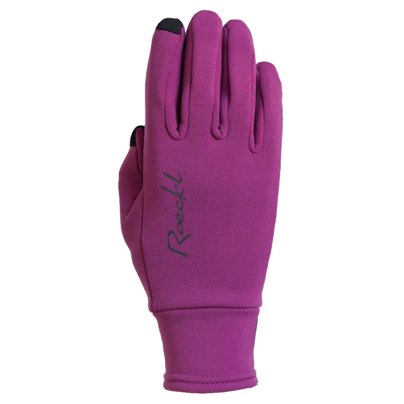 Roeckl Weldon Polartec Adults Winter Riding Gloves - Berry