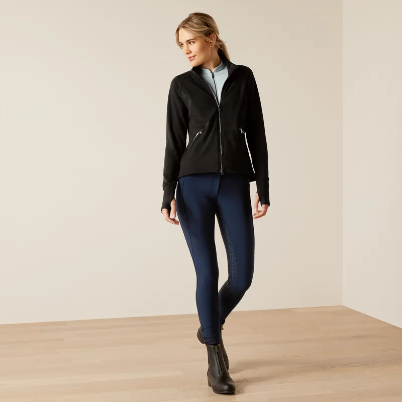 Ariat Bellatrix Full Zip Ladies Sweatshirt - Black-3