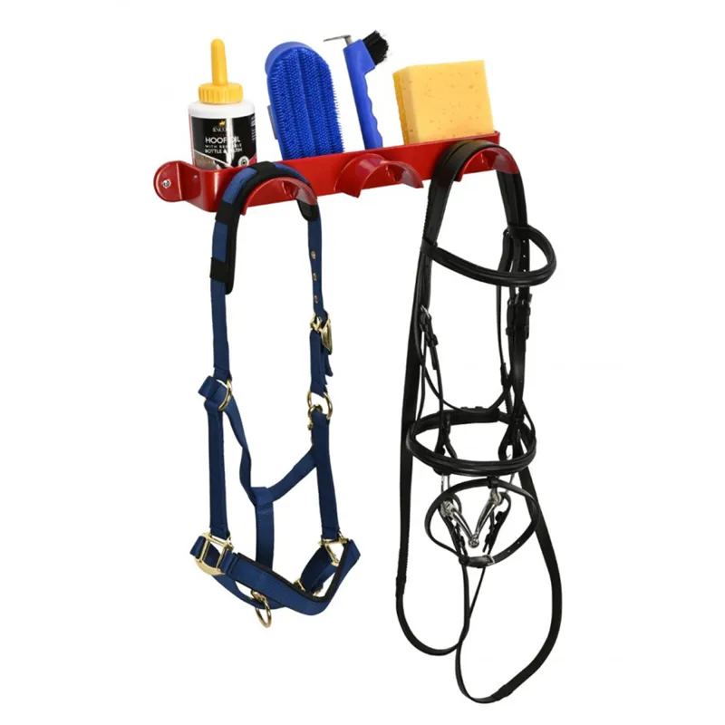 Stubbs Bridle Shelfie - Red-1
