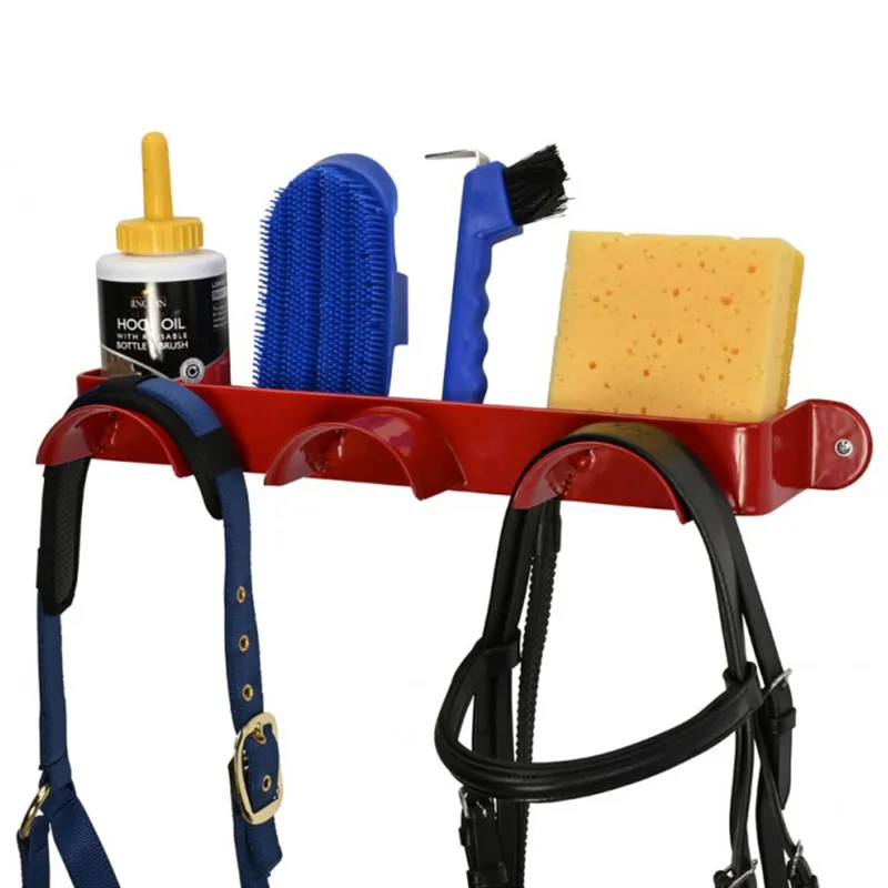 Stubbs Bridle Shelfie - Red-3