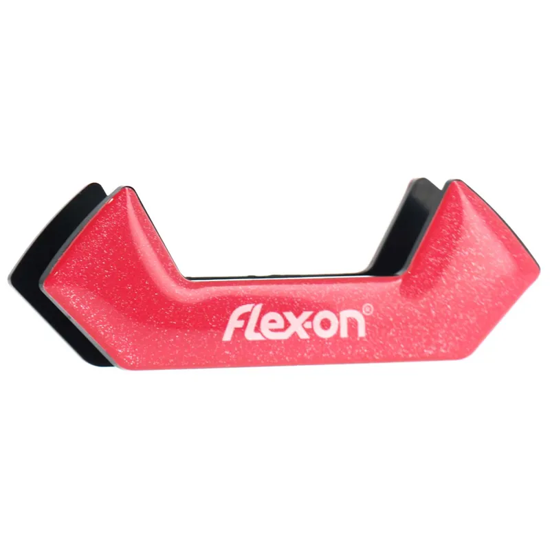Flex-On Safe-on Silver-Range Stirrup Magnets - Fucshia Silver