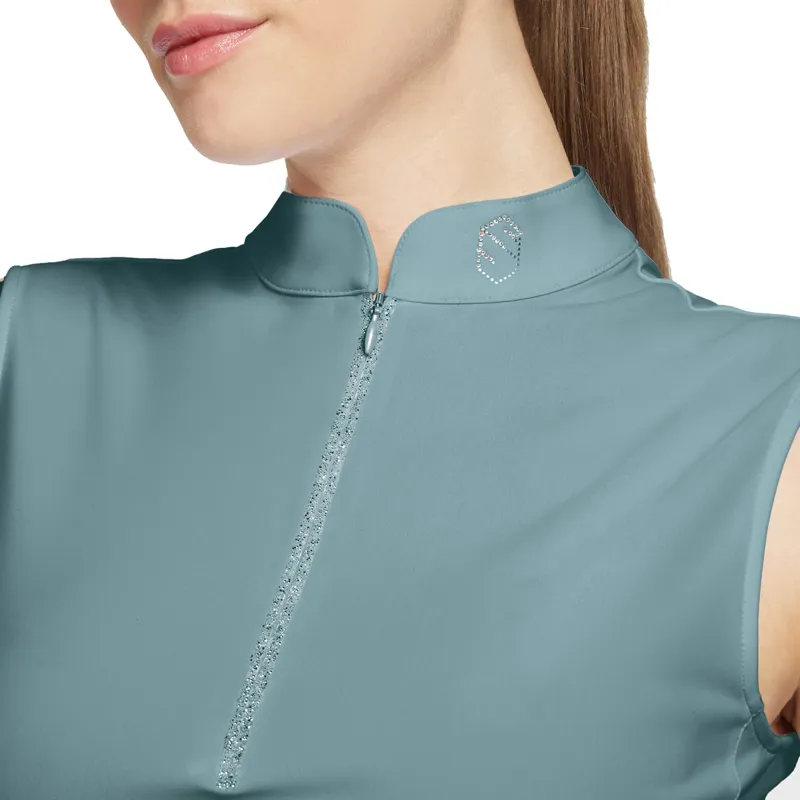 Samshield Bruna Sleeveless Ladies Polo Shirt - Tourmaline-1