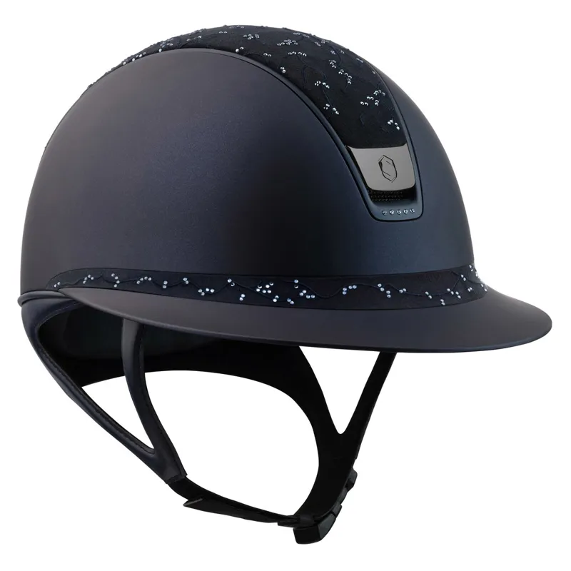 Samshield Miss Shield Shadowmatt 2.0 Crystal Leaf 5 Crystal Hat - Blue
