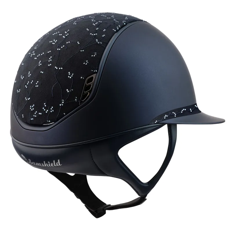 Samshield Miss Shield Shadowmatt 2.0 Crystal Leaf 5 Crystal Hat - Blue-1