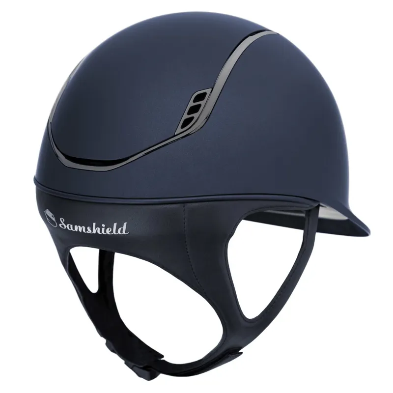Samshield Shadowmatt 2.0 Standard Riding Hat - Blue-1