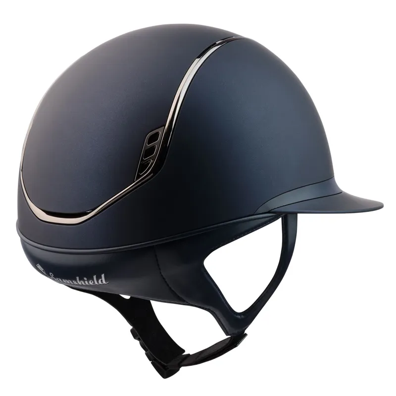Samshield Miss Shield Shadowmatt 2.0 Standard Riding Hat - Blue-1