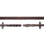 Schockemohle Durasoft Inside Grip Reins - Dark Brown/Silver