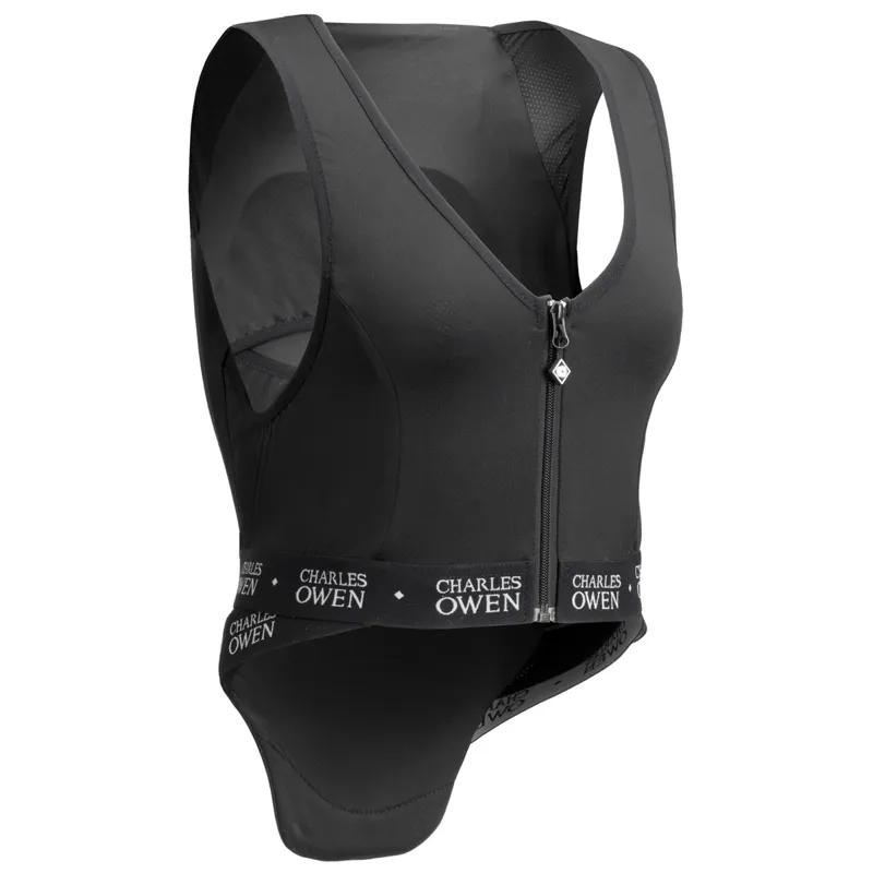 Charles Owen Shadow Junior Back Protector - Black