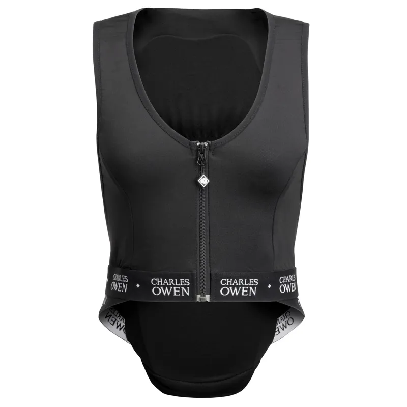 Charles Owen Shadow Ladies Back Protector - Black-2