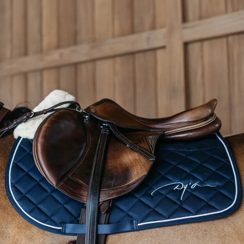 Dy'on Skin-Friendly Jumping Saddlecloth - Navy-4