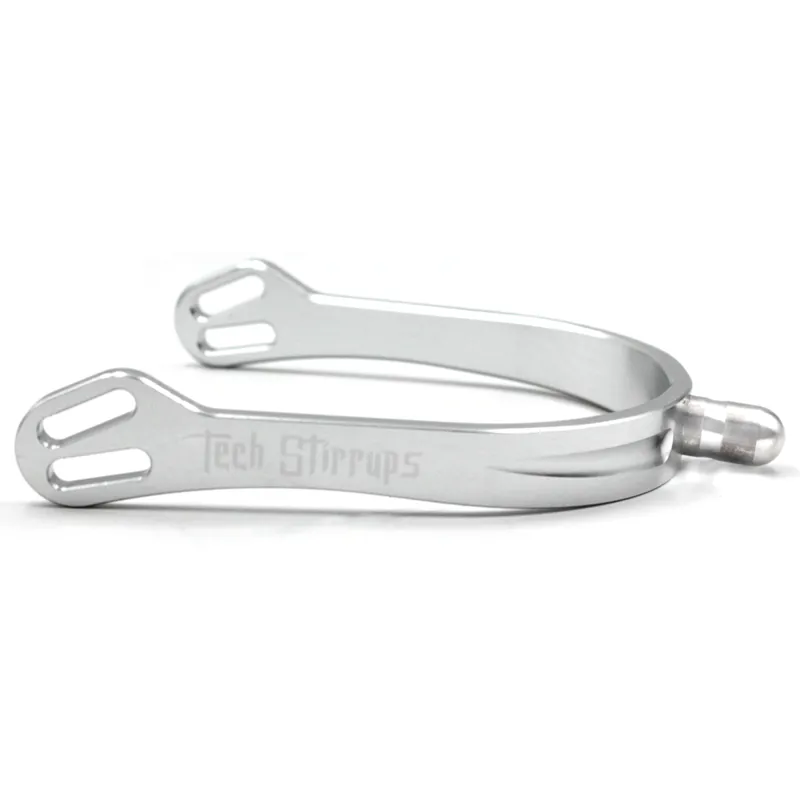 Tech Stirrups Verona Short Spurs - Silver