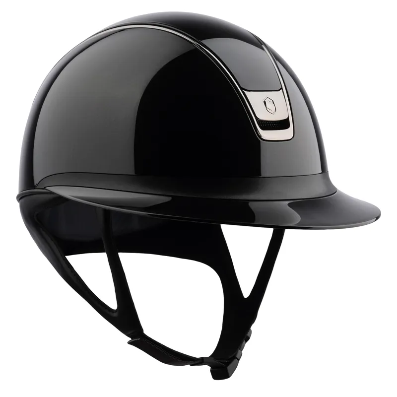 Samshield Miss Shield ShadowGlossy 2.0 Standard Riding Hat - Black