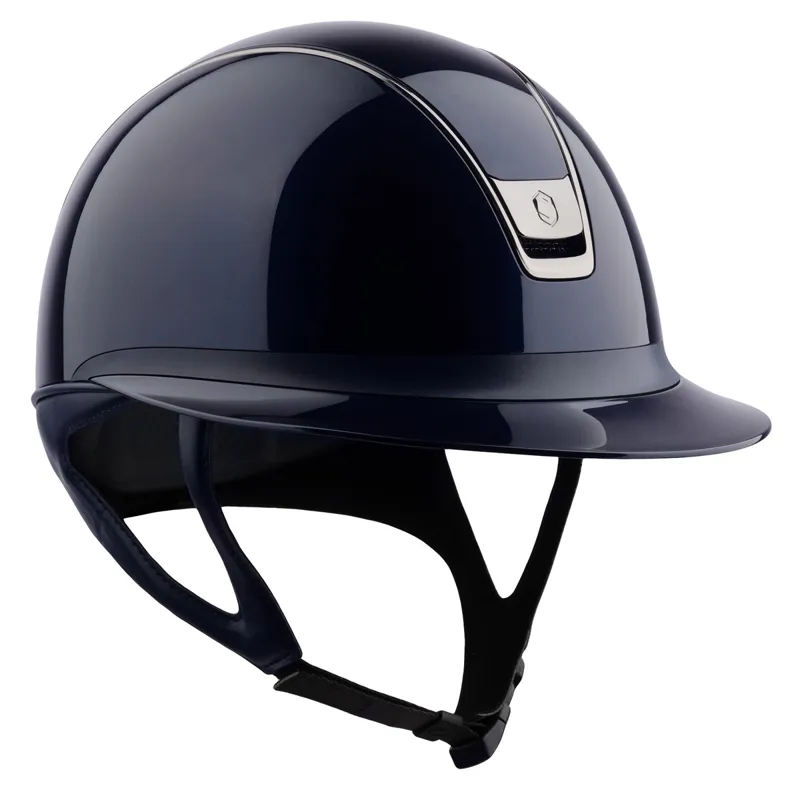 Samshield Miss Shield ShadowGlossy 2.0 Standard Riding Hat - Blue