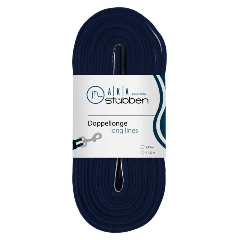 Stubben AKA Long Lines Pair - Blue/White