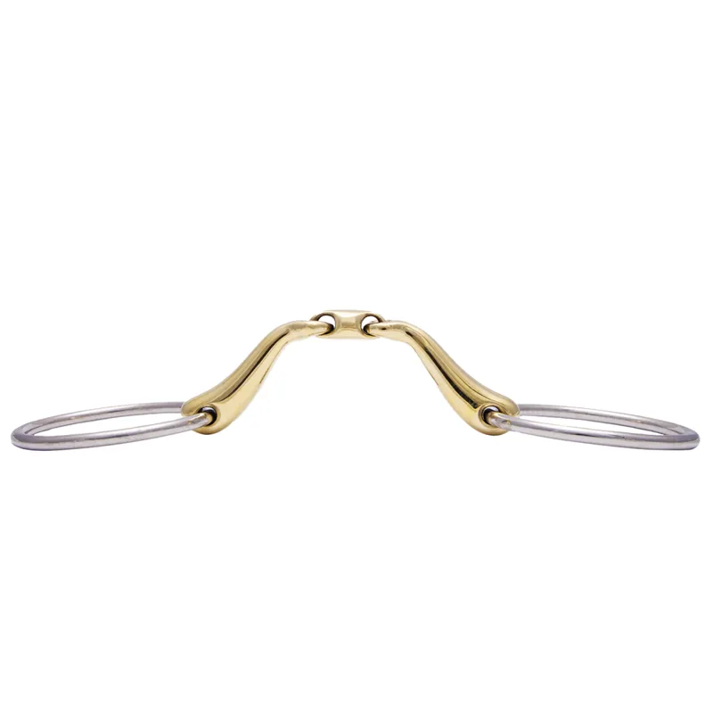 Stubben Quick Contact Loose Ring Double Broken Bit-2