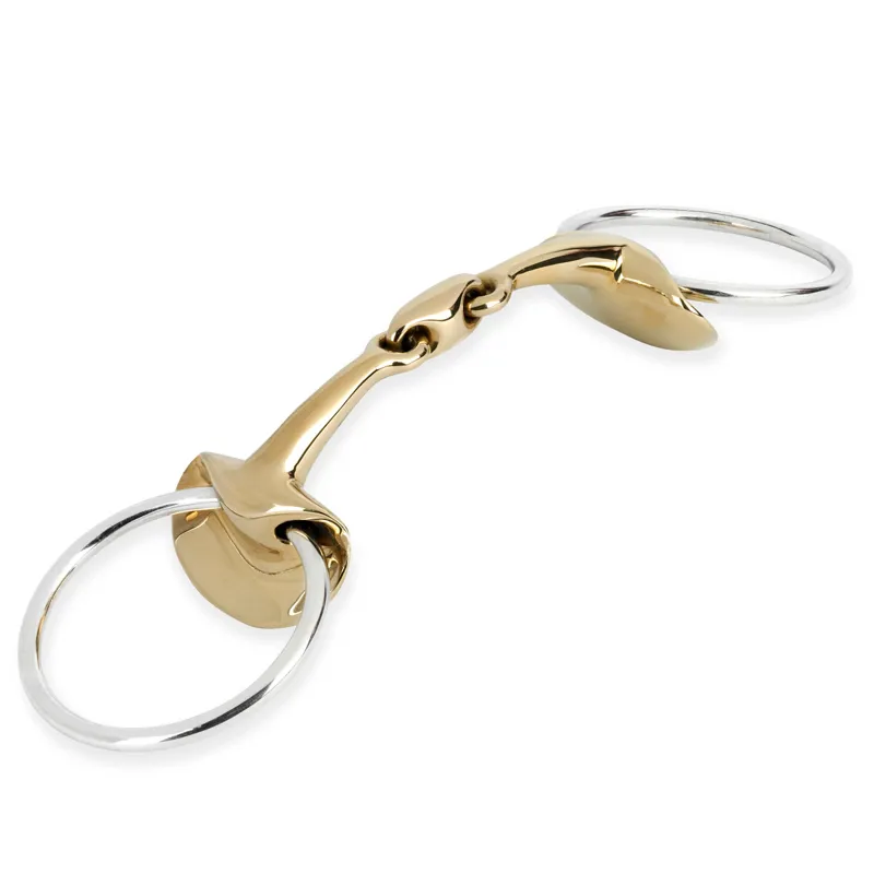 Stubben Golden Wings Double Broken Bit-1