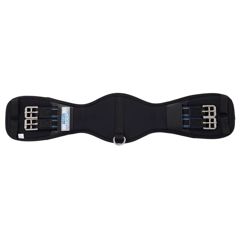 Stubben Short Neoprene Coolmax Girth with Elastic Ends - Black