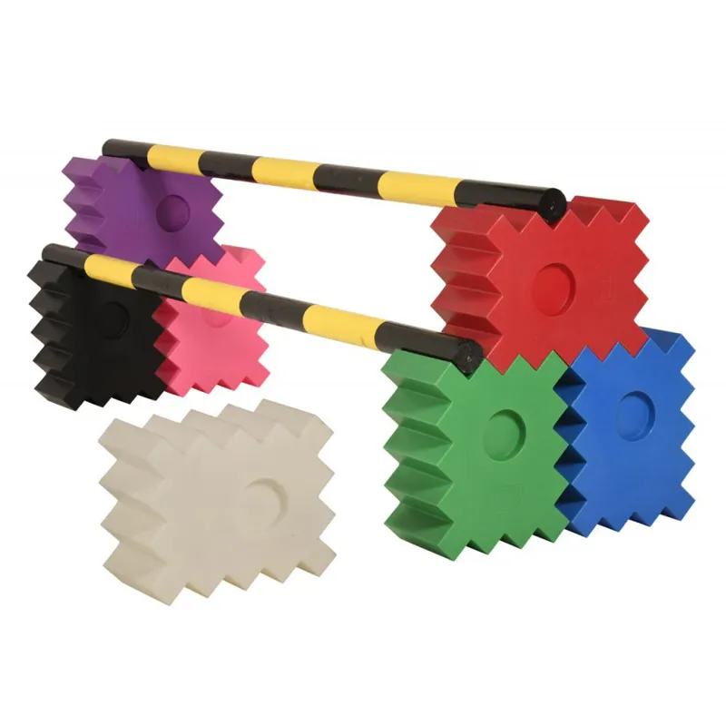 Stubbs Pole Block Single Jump Wing - White-1