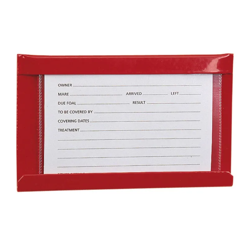 Stubbs Stud Card Holder - Red