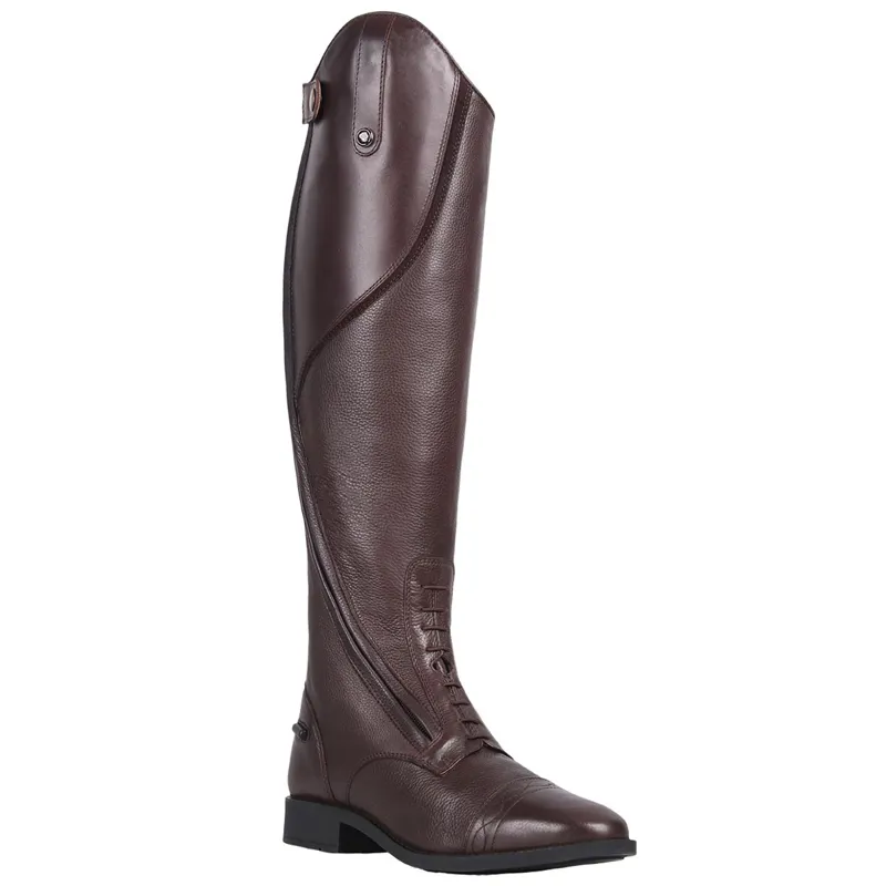 QHP Tamar Junior Tall Riding Boots - Wide Calf - Brown